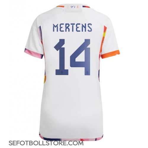 Belgien Dries Mertens #14 Replika Bortatröja Dam VM 2022 Kortärmad